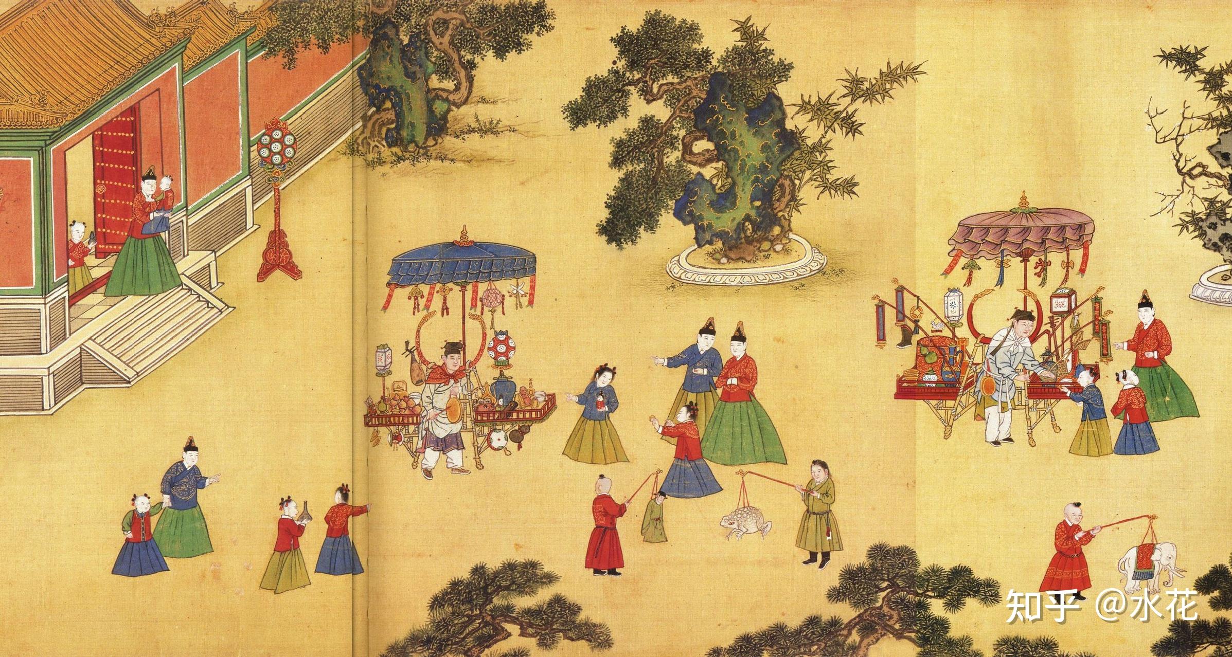 明宪宗元宵行乐图