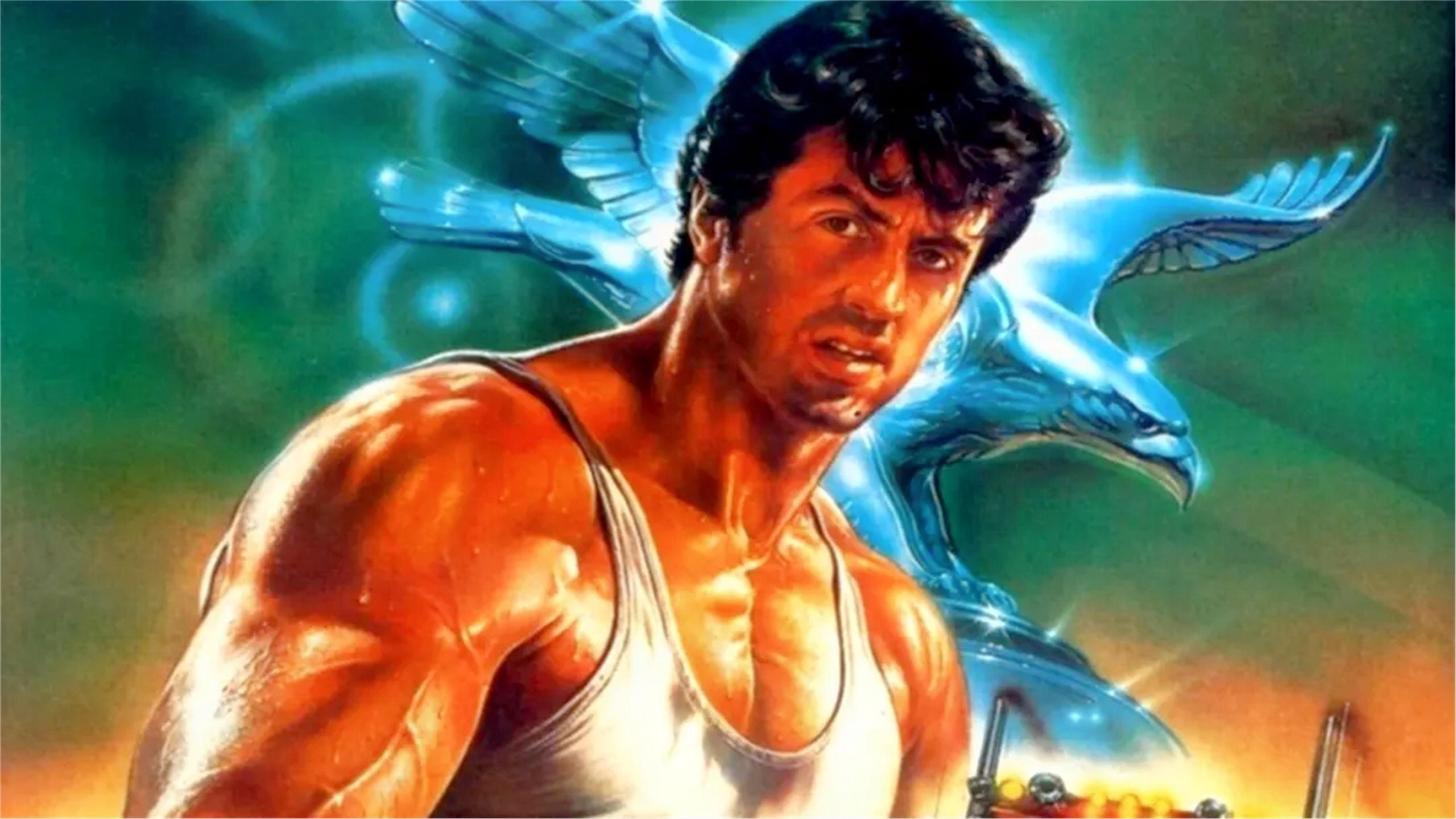 巅峰时期的史泰龙两个人可以包围一只武装军队第一滴血3