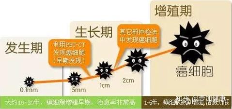 只是1-5年的時間,癌細胞就會在體內急速擴散,治癒率也