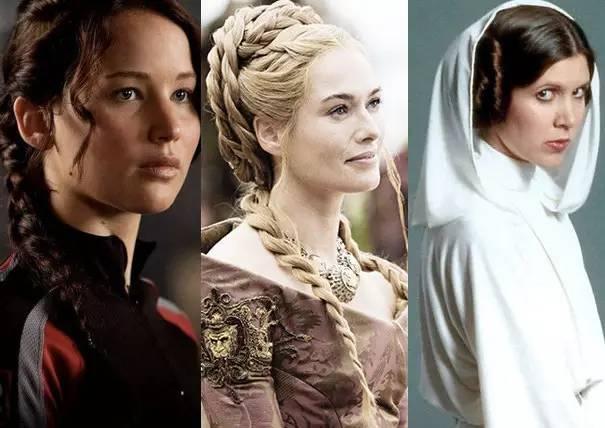 "嘲笑鸟"凯特尼斯(饥饿游戏),"西境之光"瑟曦(权力的游戏),莱娅公主