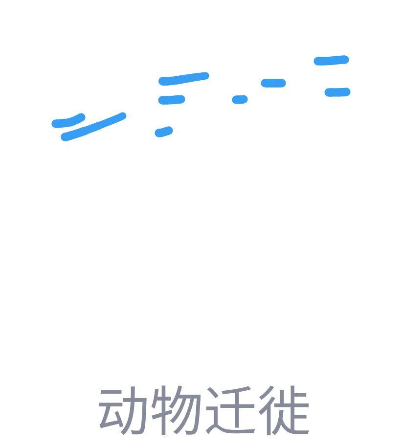 qq红包中的动物迁徙怎么画