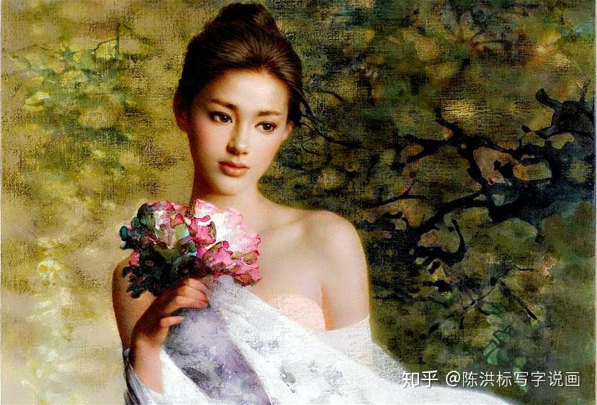 無落款 裸婦 中国美人画 油彩 中国油画家吴兴华：女性作品，简洁而淡雅！-澳洲亿忆网