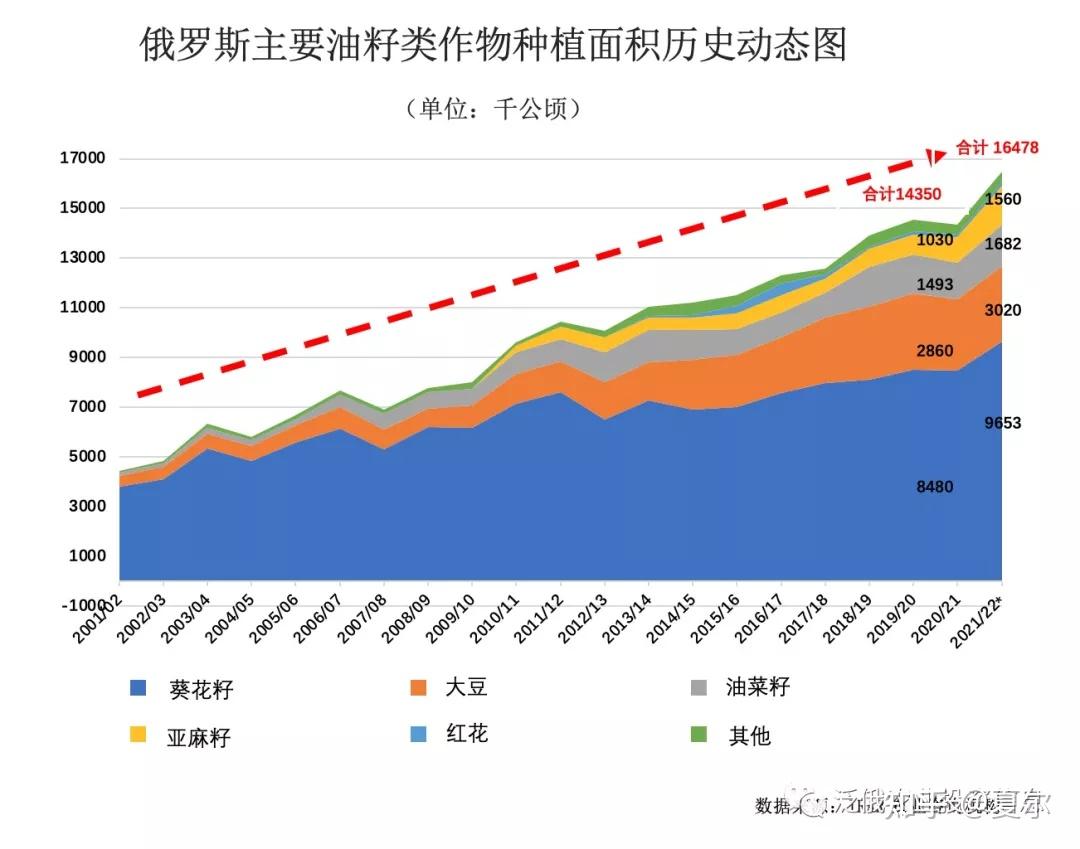 文件中提到,大豆和油菜籽将成为俄罗斯农业重点发展的核心农作物品类.