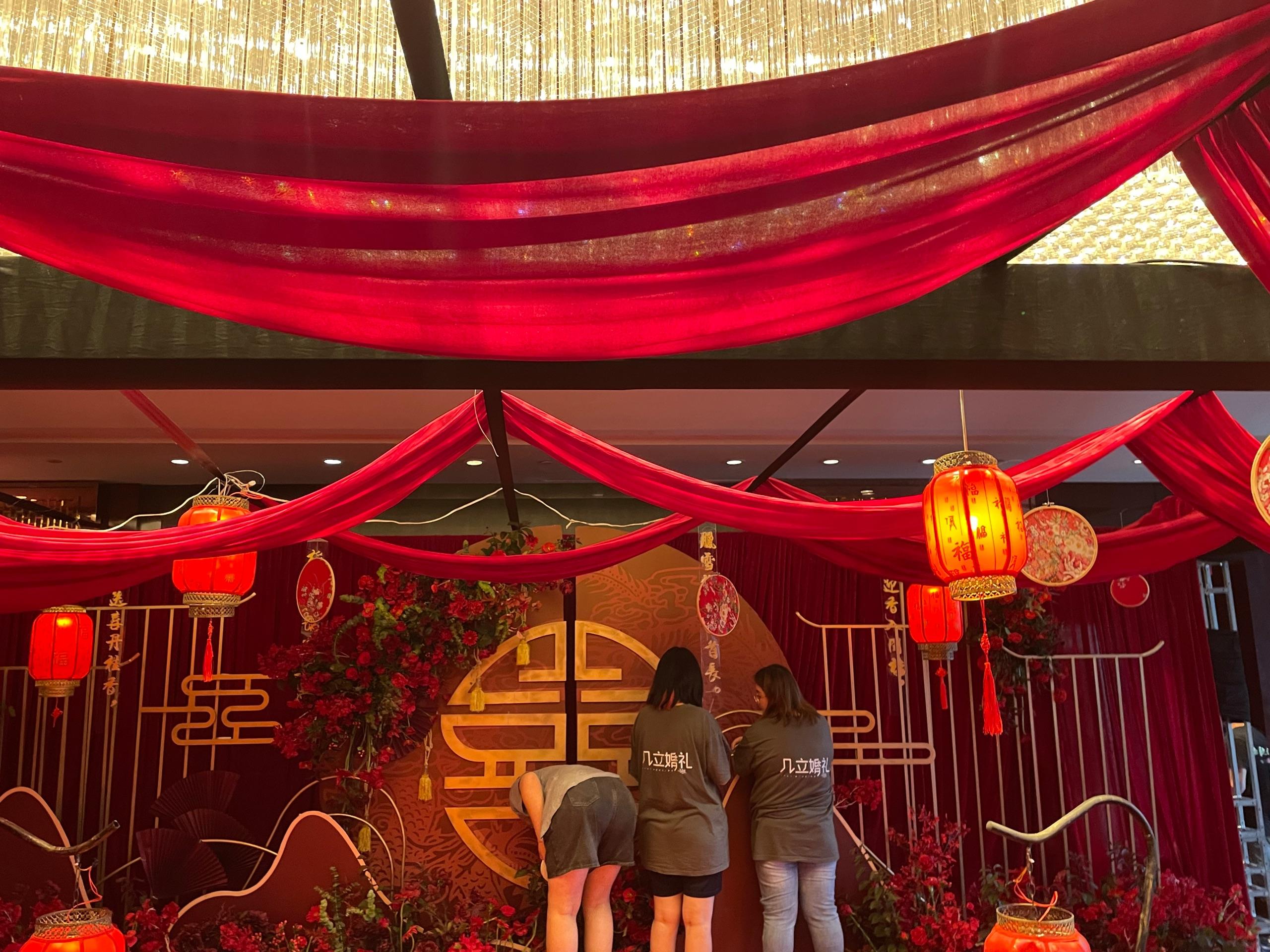 中式婚礼现场就会让你感到震撼