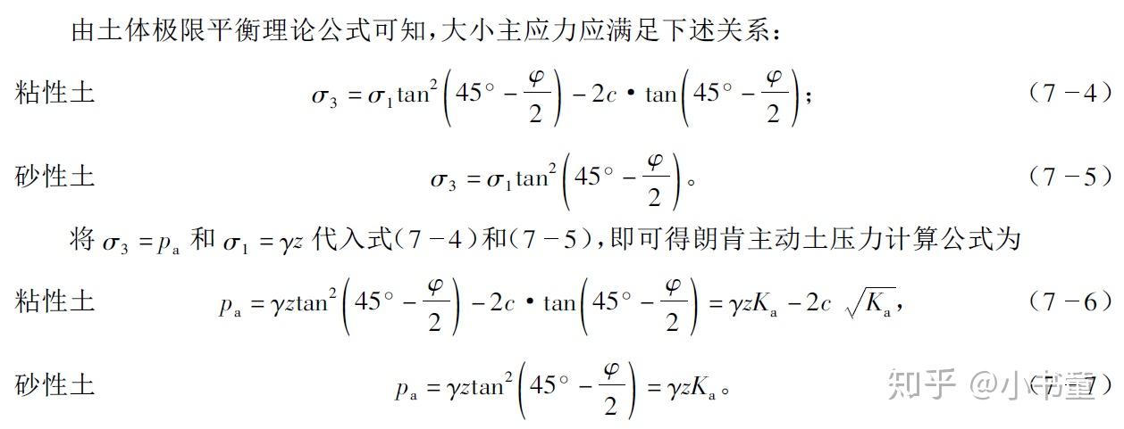 土木考研土力学第六章公式推导