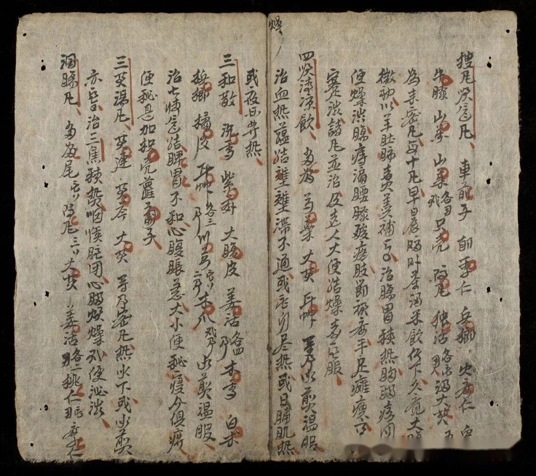 中医古籍《家传医方》手抄本