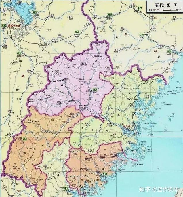 历史天空：五代十国时期闽国的疆域 - 知乎