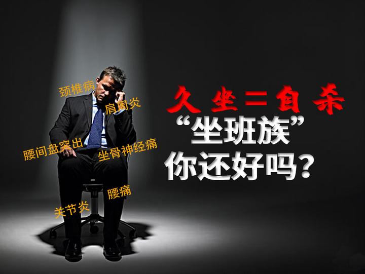 办公室上班族必读久坐的危害与防治