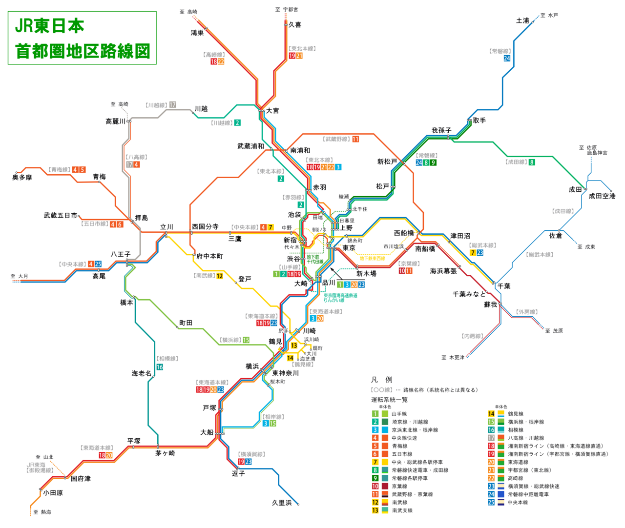 一次搞懂东京各家铁路公司所有路线！ - 知乎