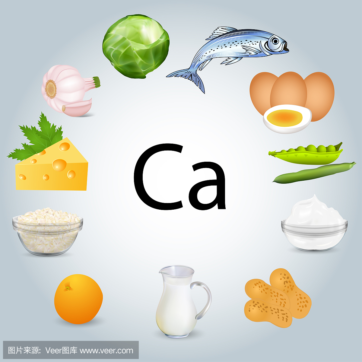 钙含量排名前十的食物一览表，可以补钙的食物有哪些
