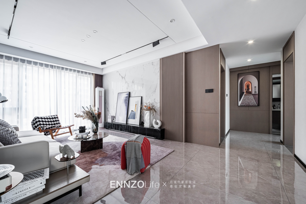 ENNZO × HOME ‖ 119㎡轻奢风,远离浮世三千,寻一处静谧惬意 - 知乎
