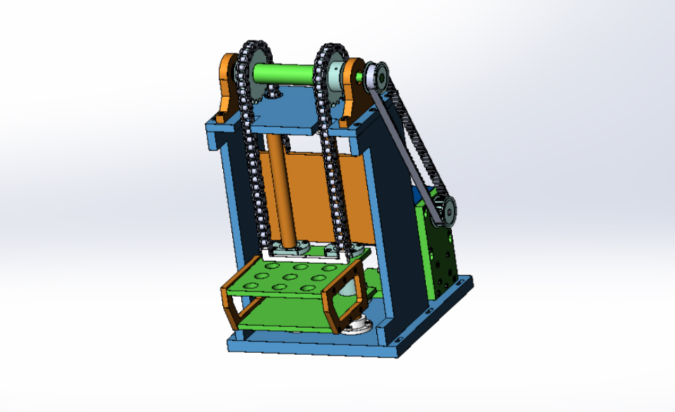 非标自动化设计链式升降机中链条的特点应用场景及减速电机的选型