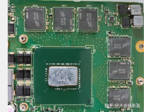 宏碁暗影骑士显卡叹号43维修镁光显存颗粒代换三星显存