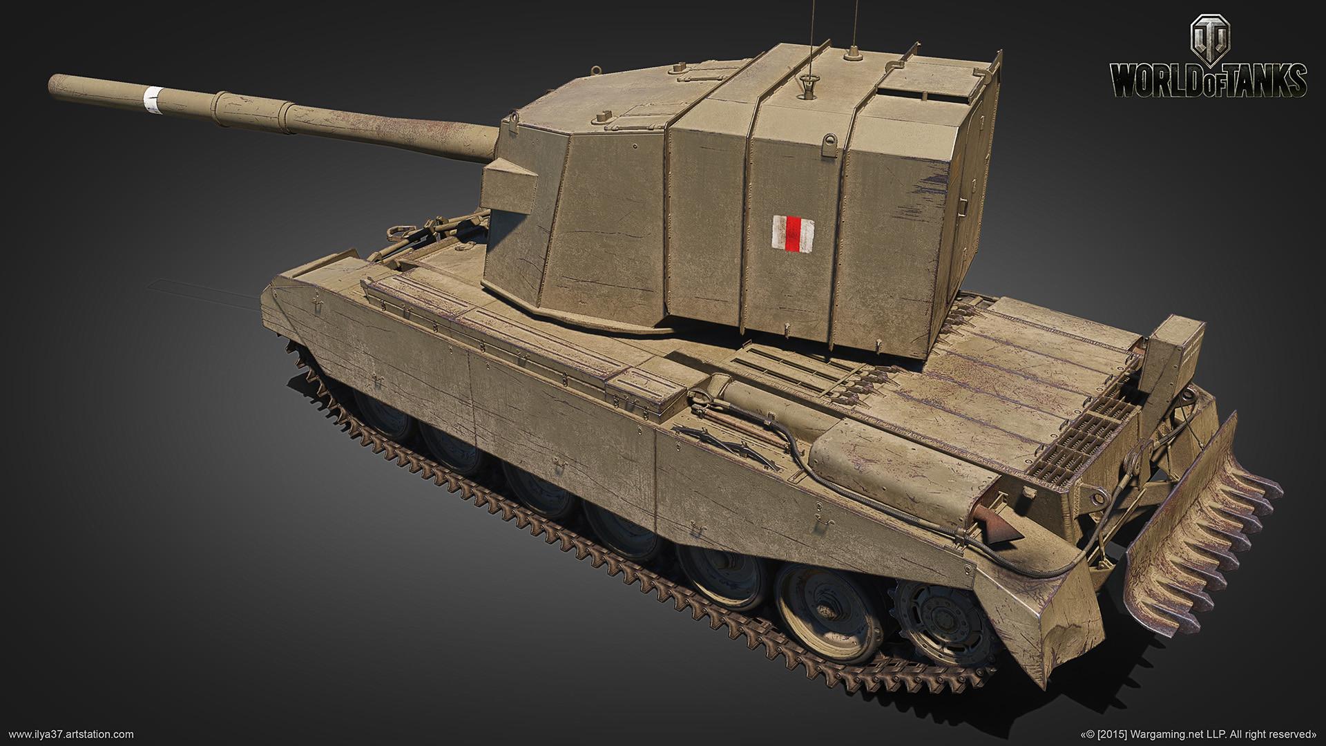 英国fv4005自行反坦克炮