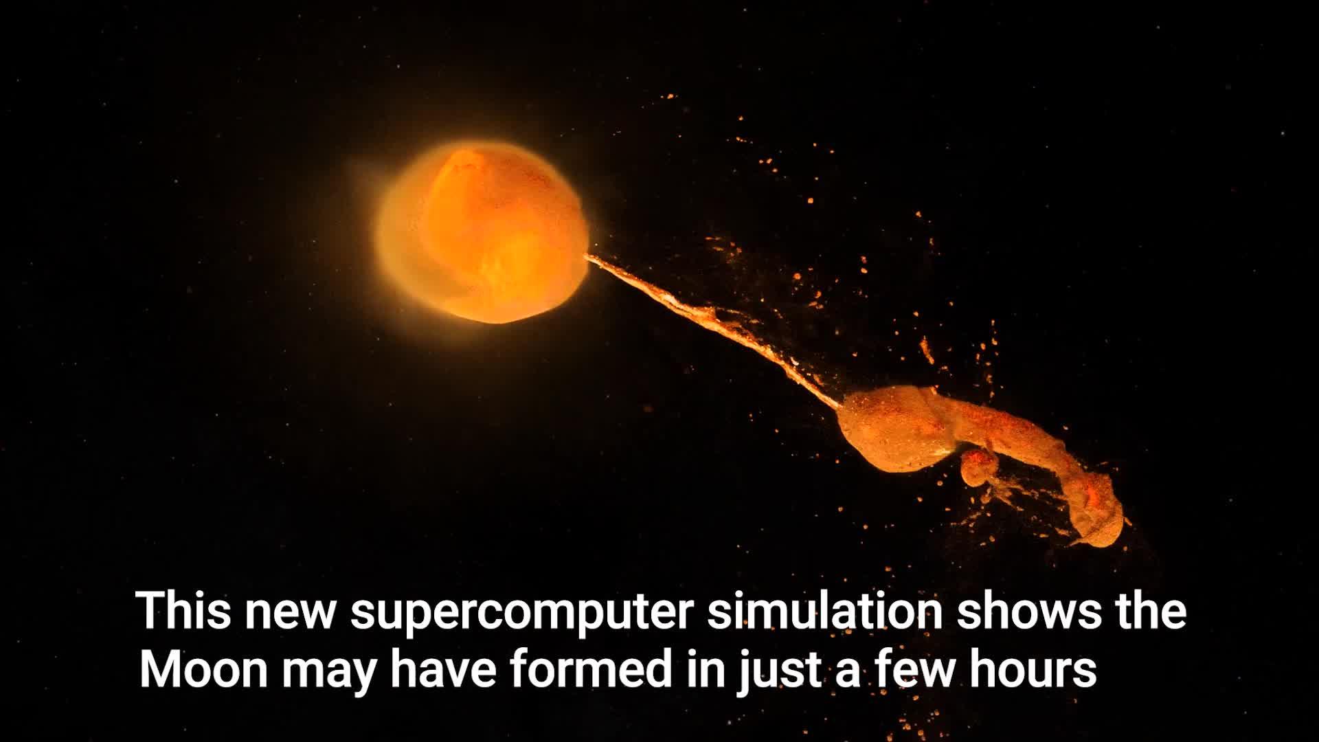 月球到底是如何形成的？