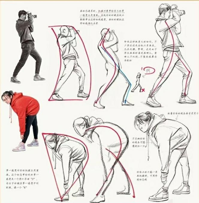 绘画小白进阶!几招教你掌握速写人物动态! - 知乎