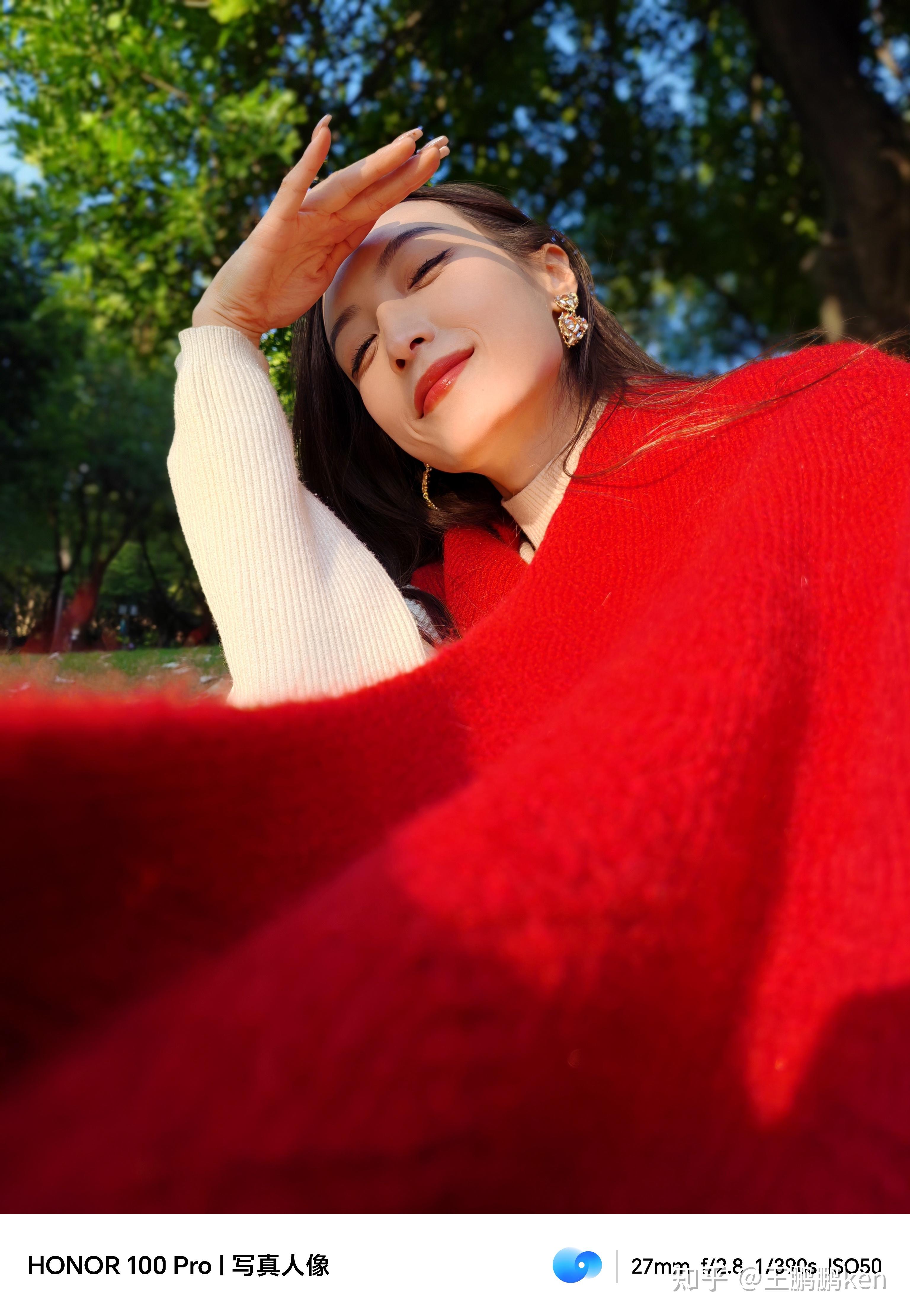 拍照手机真能媲美单反荣耀100pro人像拍照实测分享