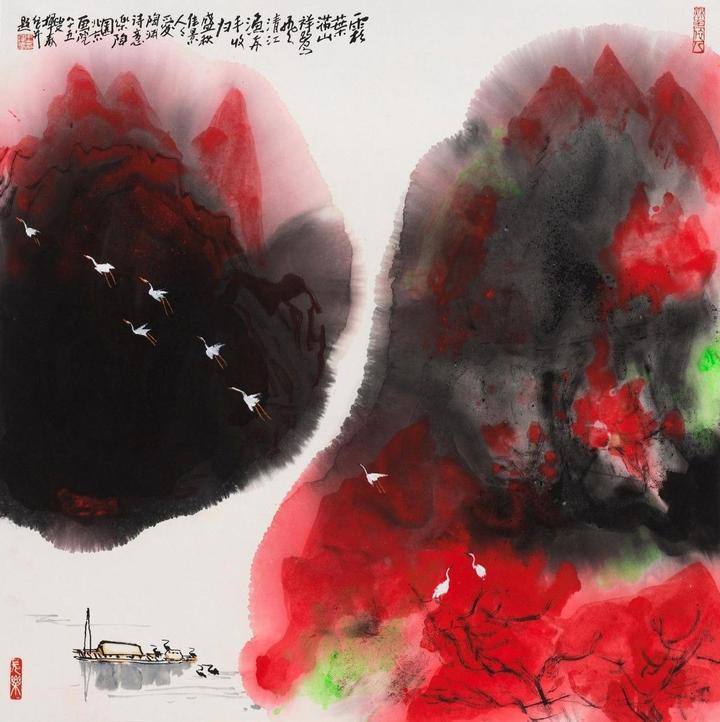王挥春：珐琅彩壁画的奠基人和首创人之一，被誉为当代重彩画“ 第一人” - 知乎