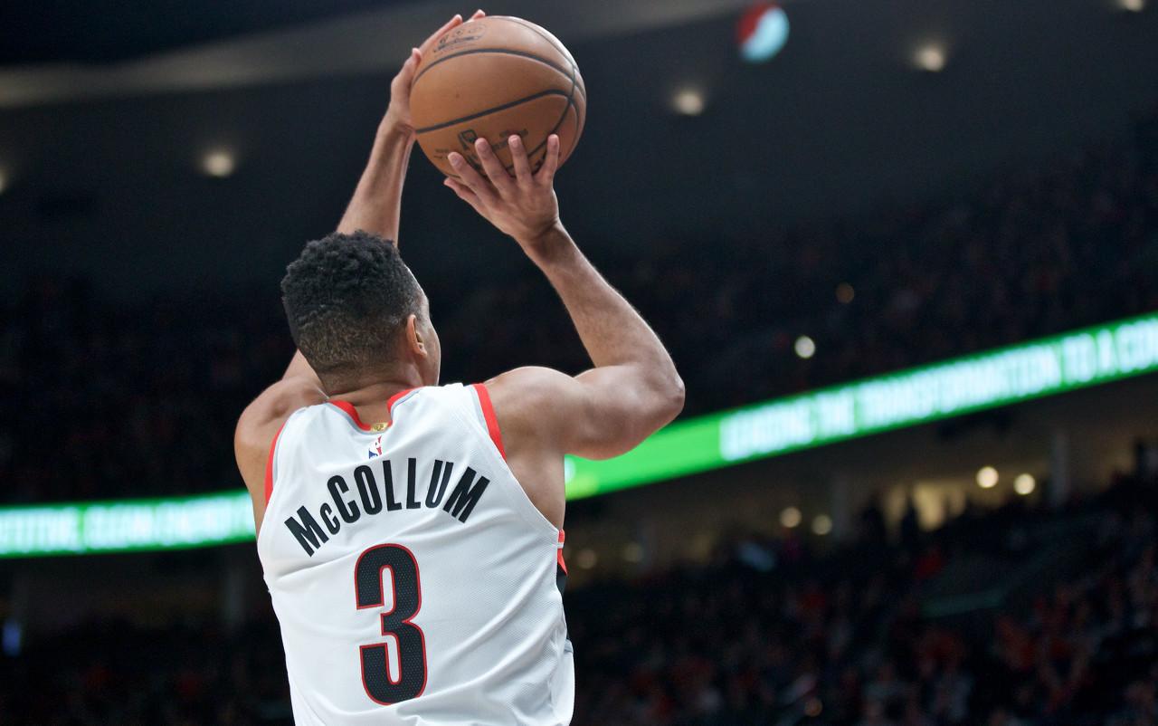 直播吧1月13日讯 开拓者后卫cj-麦科勒姆在播客节目中谈到了全明星