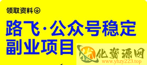 路飞·公众号稳定副业项目，你只要无脑去推广，粉丝和收入，自然就来了