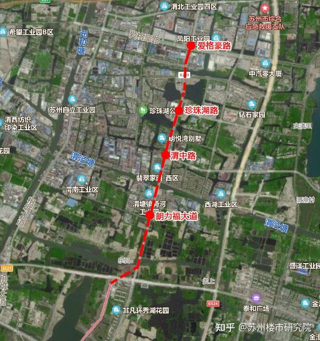 2号线延伸线指的是骑河—渭塘站,这也是渭塘第一条地铁线路规划,加强