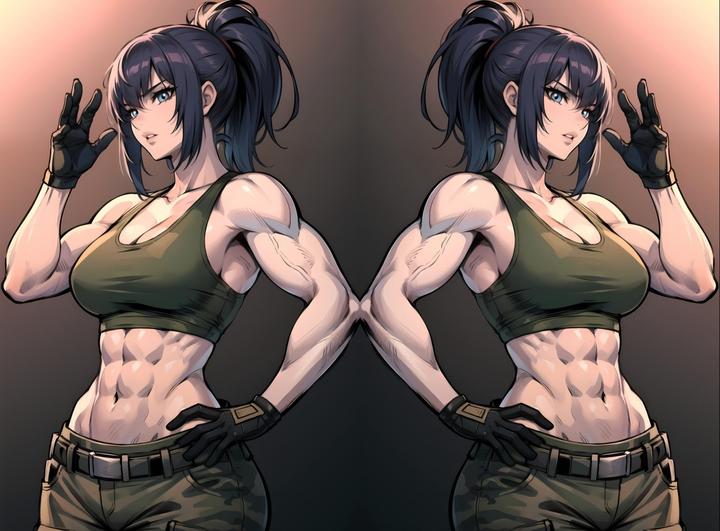 上点小清新的筋肉娘漫画!放个逼假还要三天两头补班!