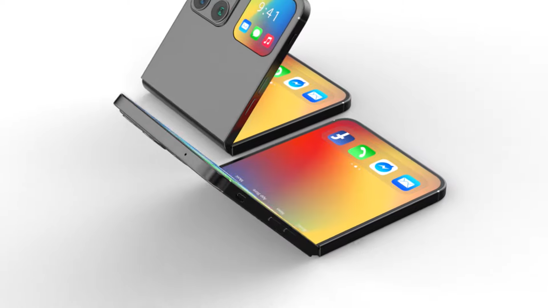 iphone折叠屏概念机曝光苹果折叠屏我们来了