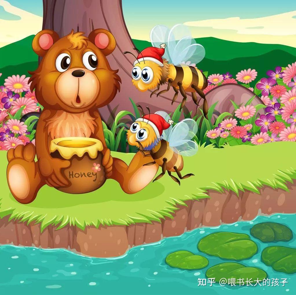 偷吃蜂蜜的小熊