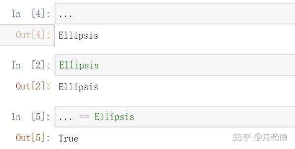 python 中一个有意思的类 Ellipsis 的属性和用法 - 知乎
