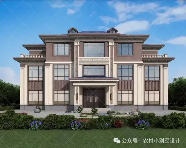 带电梯+复试客厅+三层新中式别墅，18套三层新中式带电梯自建房 - 知乎