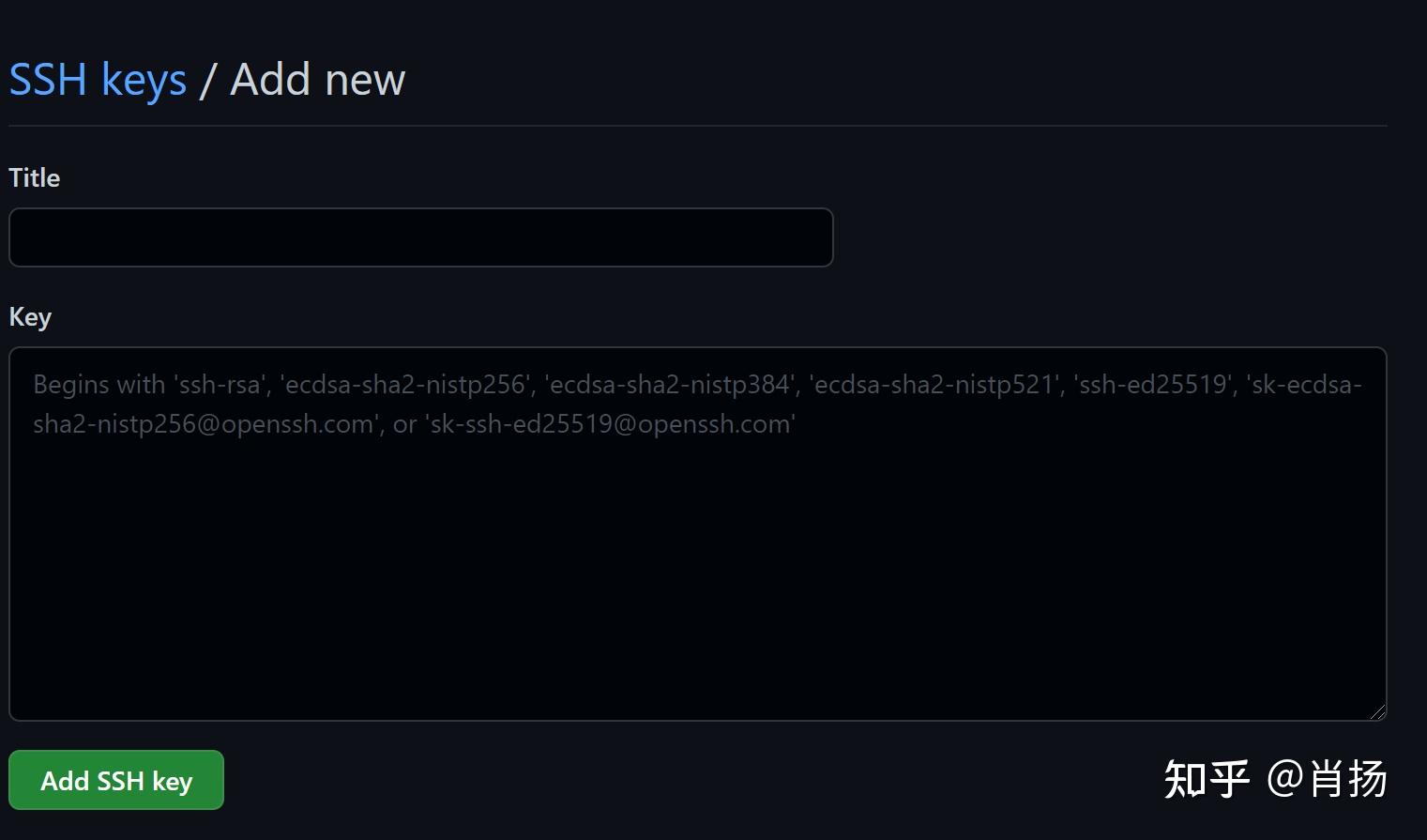 GitHub ssh Github ssh