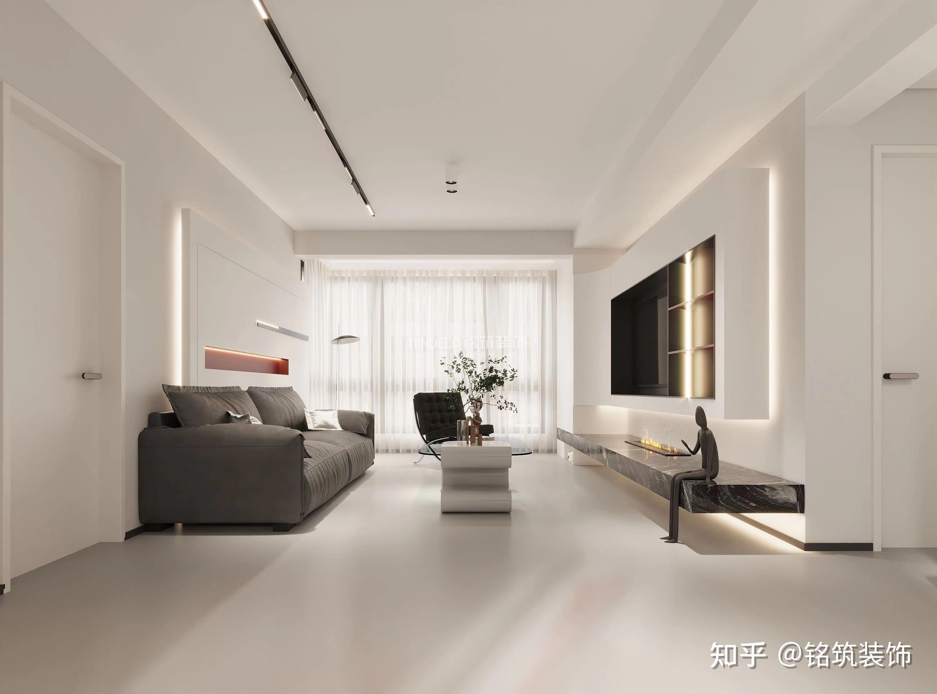 天峰首府丨116m²极简风,让生活回归自由舒适 - 知乎