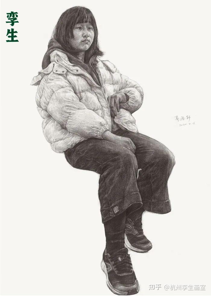 全身像素描要求在一张画中呈现模特全貌,绘画信息巨大,如果没有对画面