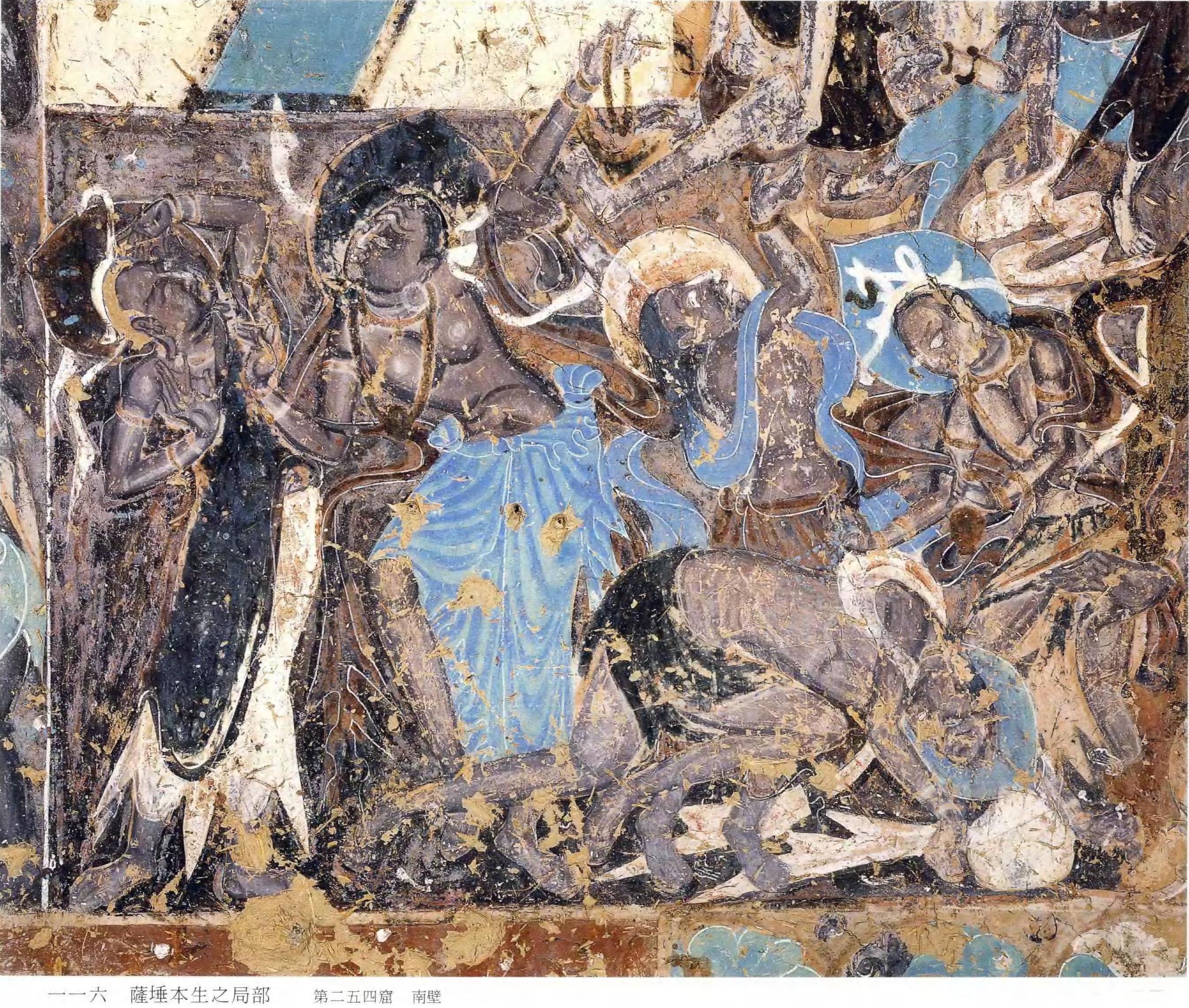 神游千年大美敦煌北魏254窟3佛本生萨埵太子舍身故事高清大图