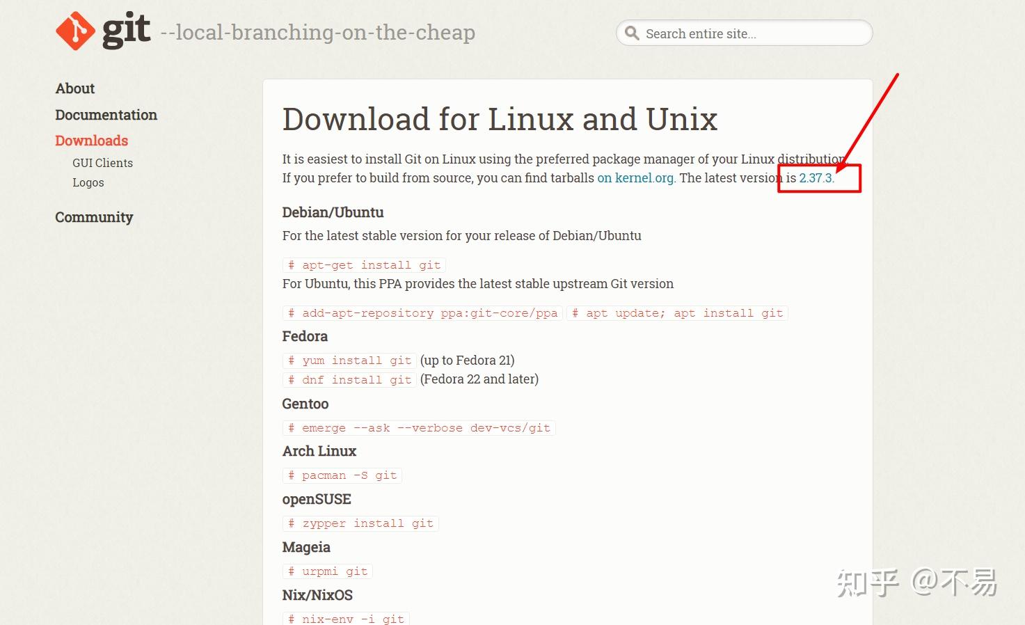 Linux 安装git 知乎