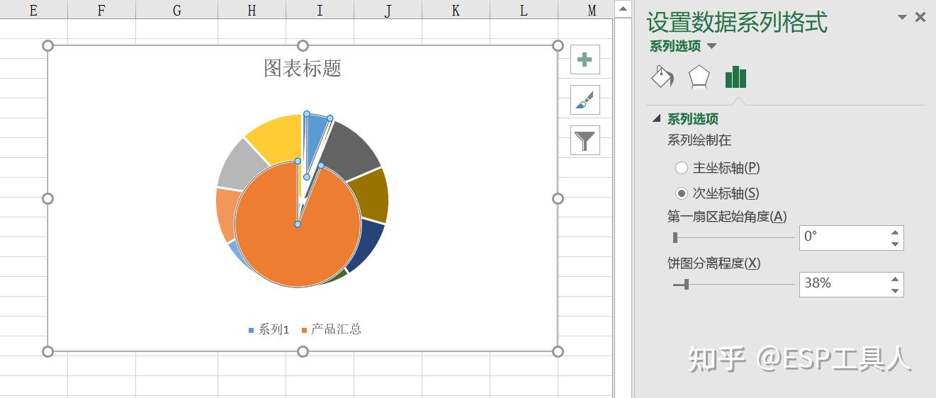 excel制作环形图图片