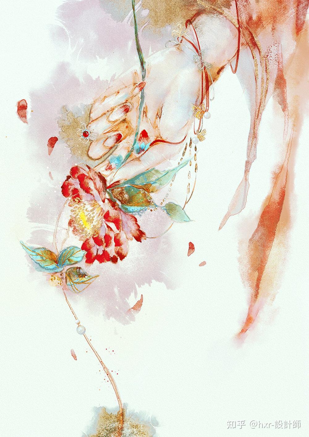 气质高雅倾国倾城的古风美人插画分享