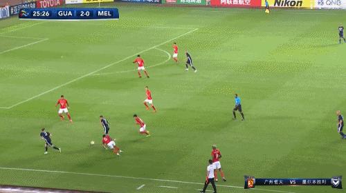 2019 赛季亚冠小组赛塔利斯卡梅开恒大 4:0 轻