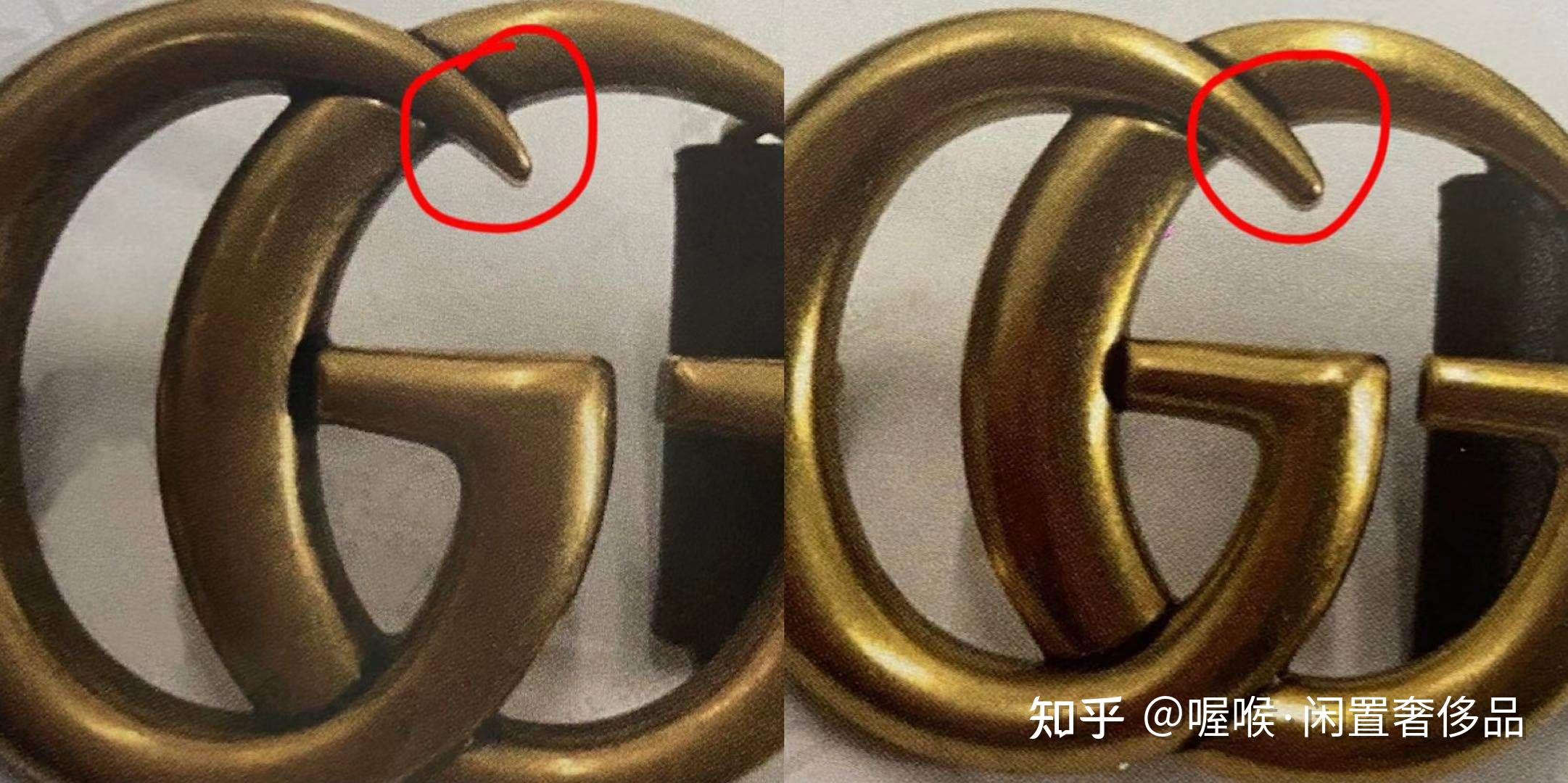 gucci皮帶類鑑定小方法