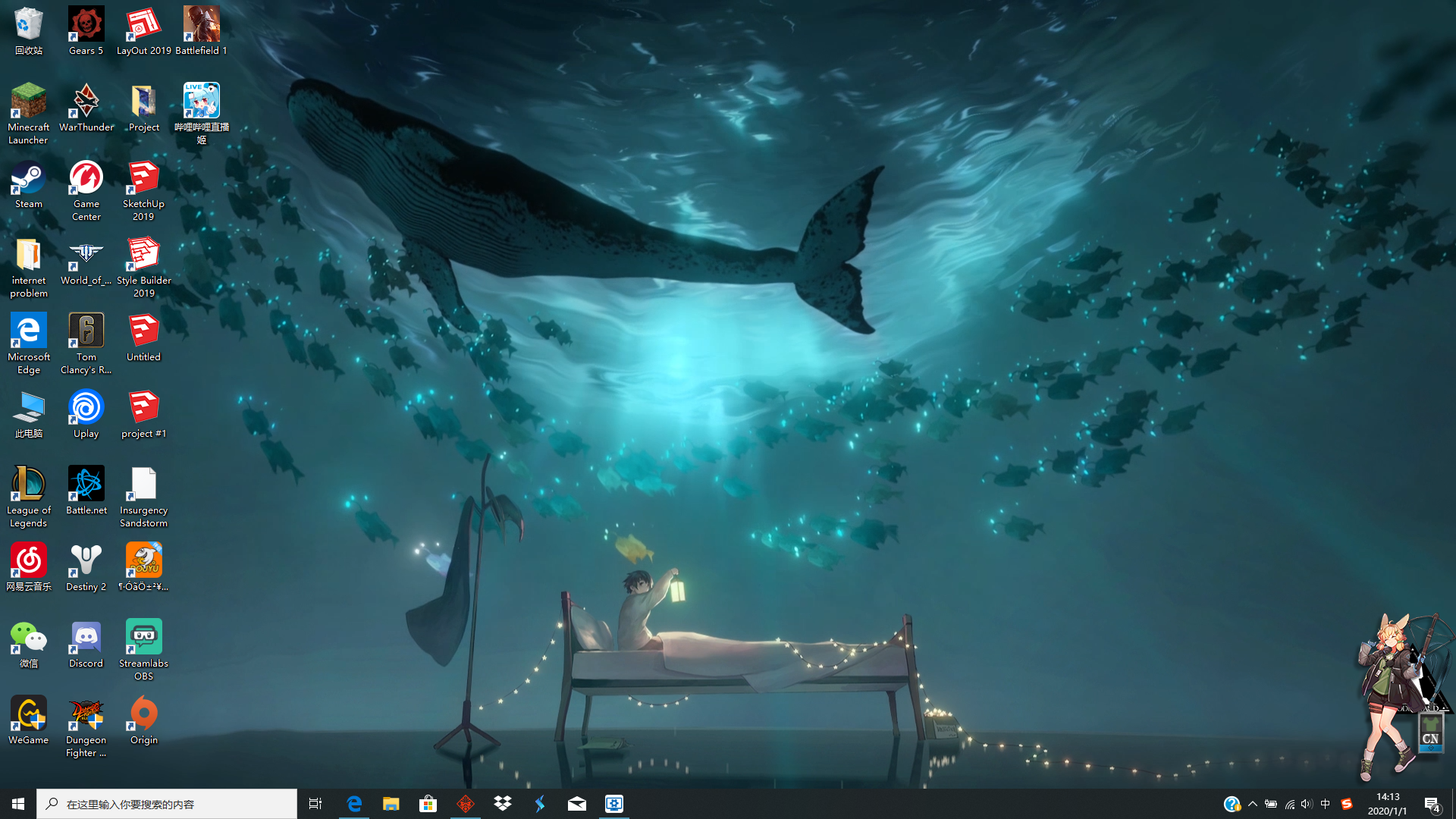 蒸汽平台(steam)壁纸引擎(wallpaper engine) 创意工坊中有哪些值得