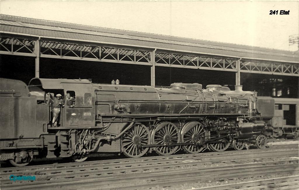 科普法国巴黎里昂地中海铁路公司高低三压锅炉蒸汽机车尝试5241b1号