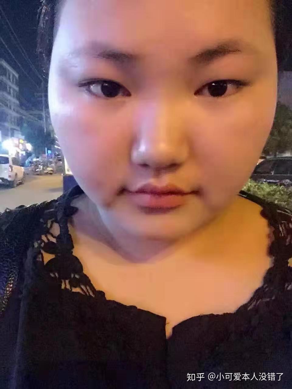 网恋丑胖女生照片图片