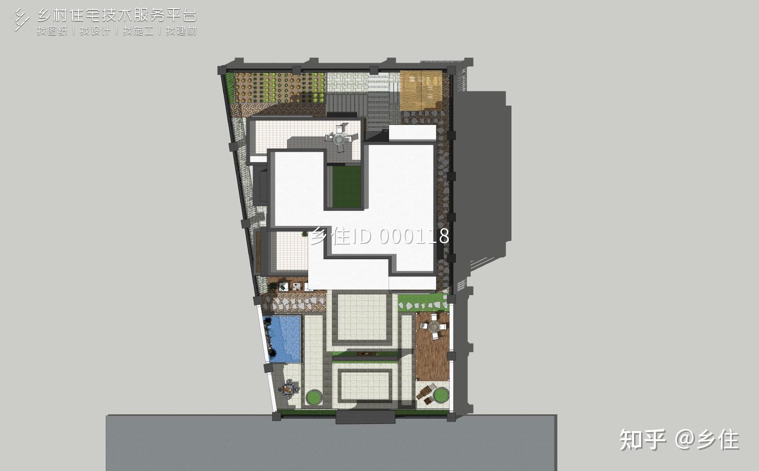 乡住平台免费农村建房图纸广东清远谭家现代别墅