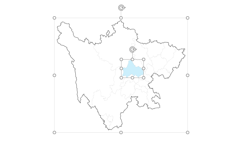 甲方:这页ppt加一张四川地图,图你自己找! 