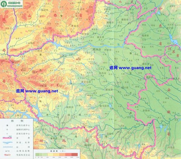 中国几个古都的地形(二)-洛阳