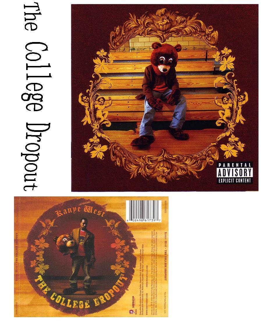 《the college dropout》《late registration》輟學熊kanye這一騷