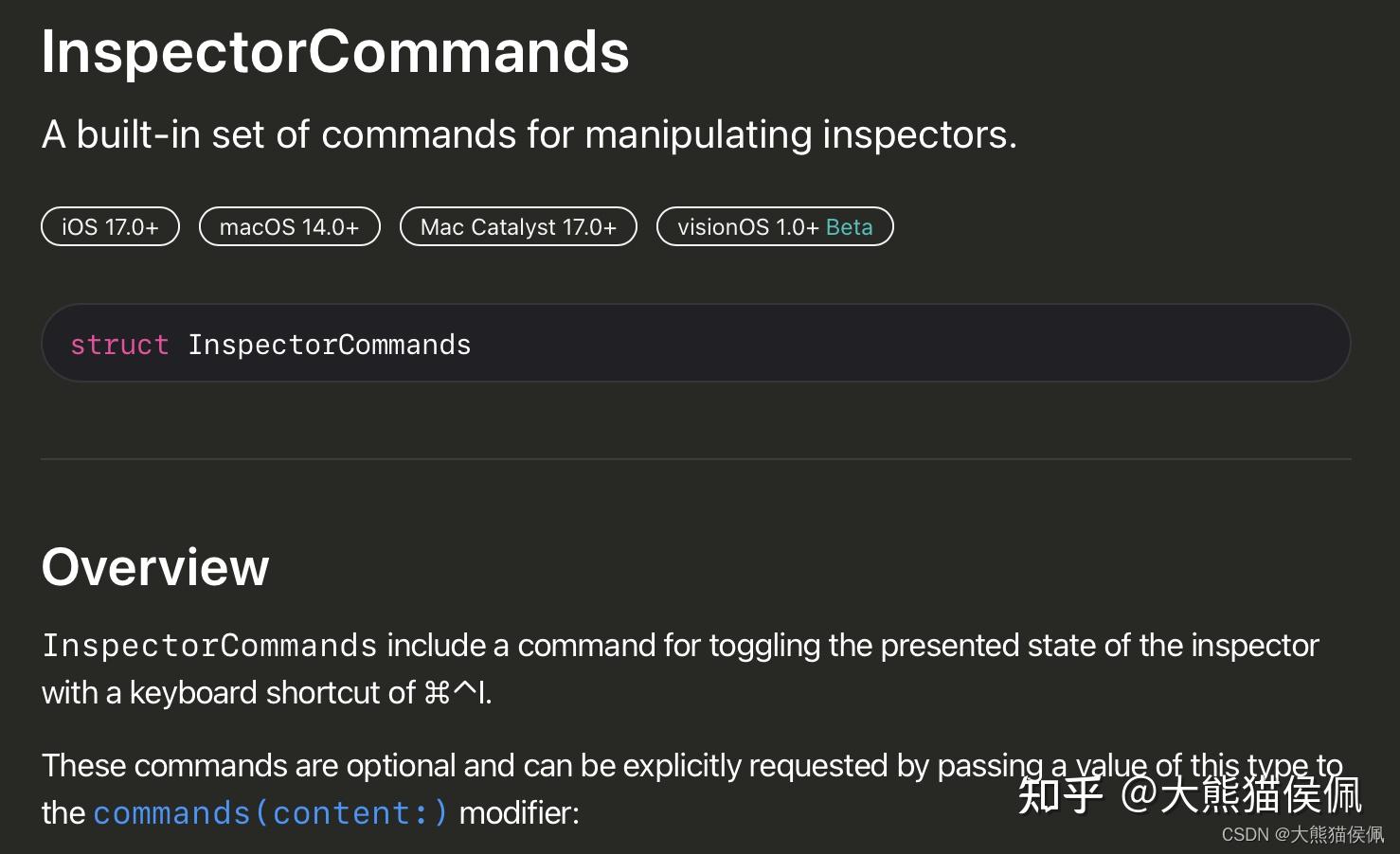 SwiftUI 5.0(iOS 17.0,macOS 14.0+)新 Inspector 辅助视图之趣味漫谈 - 知乎