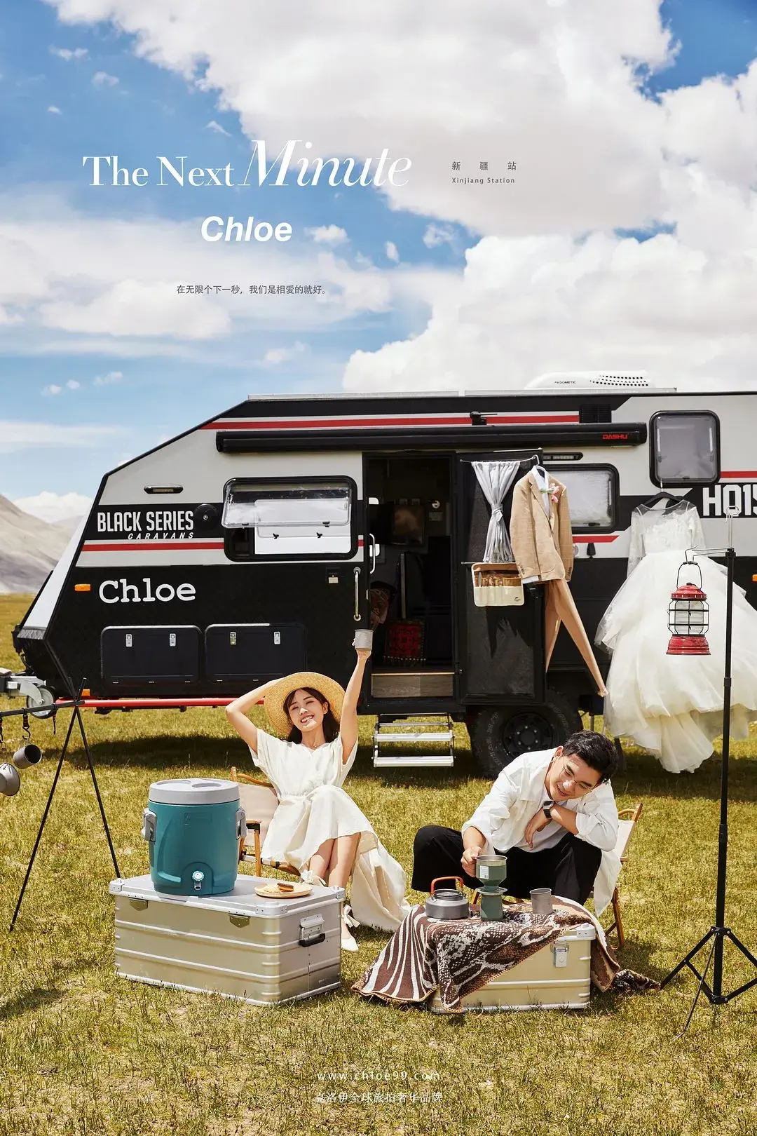 新疆房车路线刚刚开启,克洛伊便迎来了首席体验官——旅行博主房琪