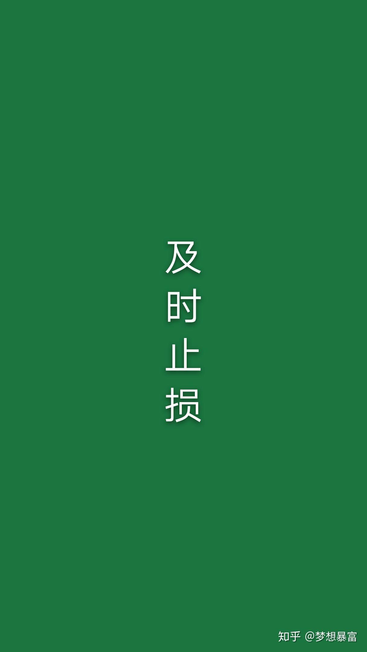 有没有一个带有及时止损的壁纸