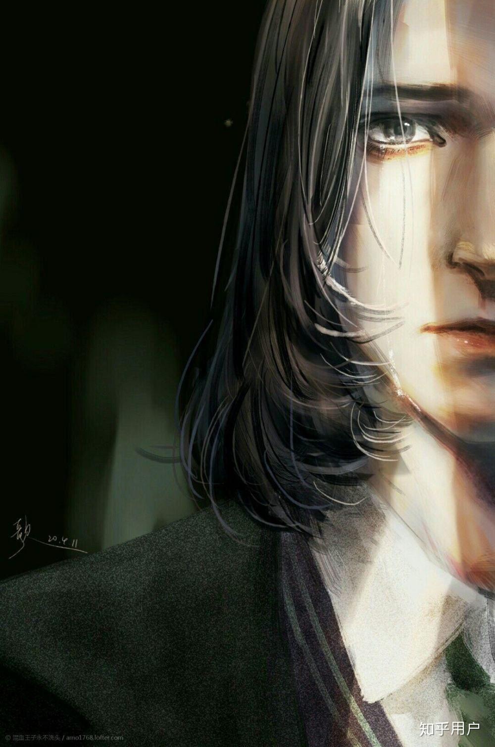 有哪些适合做头像的哈利波特斯内普教授的照片